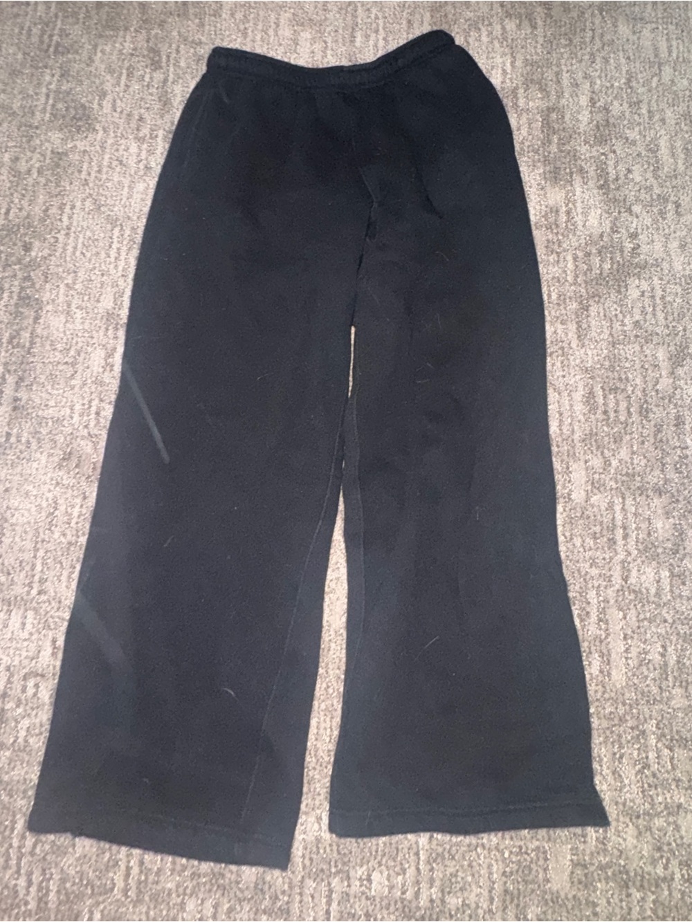wild fable Black Fleece Sweatpants for Men